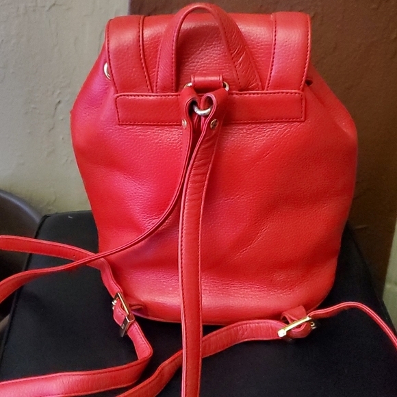 MCM Small Red Backpack - Picture 3 of 11